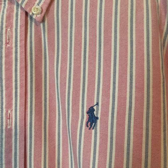Ralph Lauren button down Oxford shirt size l 16-18 - Picture 2 of 8